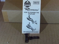 2 OF P-189-476 EURO STYLE COUPLER NO METAL RING/BAIL AHM RIVAROSSI HO SCALE, NEW
