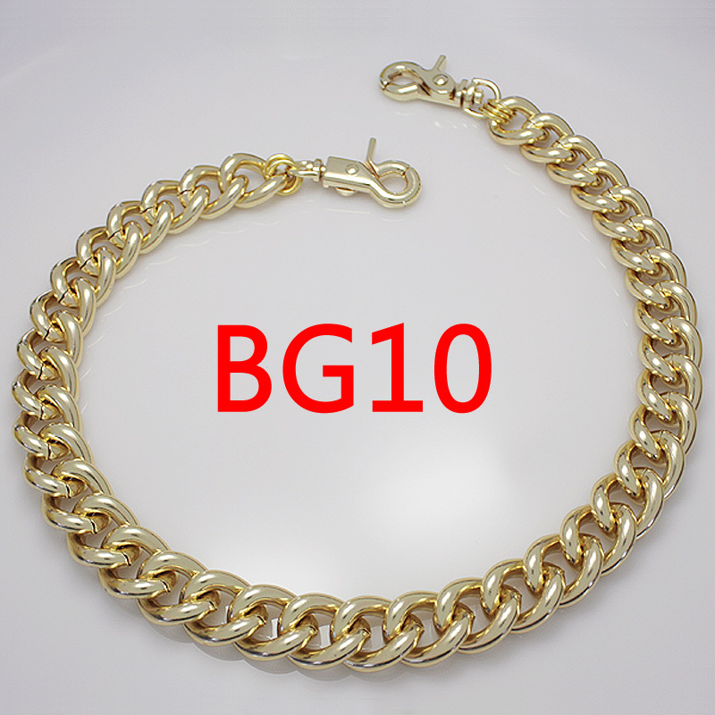 BG10 purse metal chain strap replacement gold crossbody shoulder strap handbag
