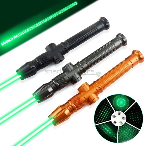 H8 Adjustable Focus 450nm Blue Laser Pointer 520nm Visible Green Laser Torch Pen - Picture 24 of 24