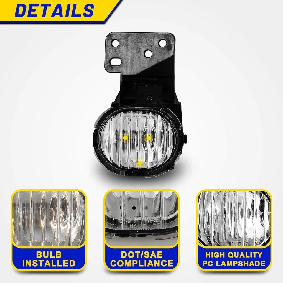 Luces antiniebla para Chevrolet Malibu 1997-2003/2004-2005 Chevrolet Classic izquierda+derecha Foto 3 de 4