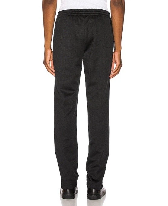 Pantalones deportivos Helmut Lang para hombre con cordón a rayas negros talla mediana estilo HLM39418 Foto 4 de 4