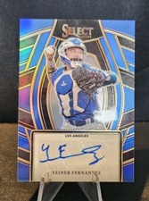 ⚾️ 2024 Select Baseball Yeiner Fernandez Rookie Auto /49 Blue #SS-YF