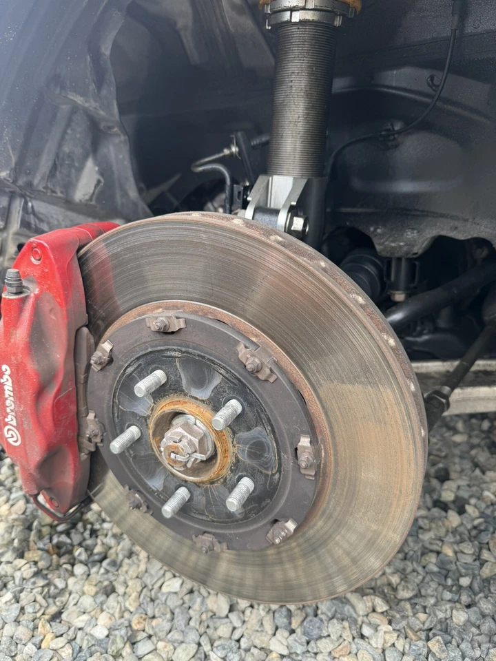 08-15 Mitsubishi Lancer Evolution X MR Delanteros 2 Piezas Rotores de Freno Lh Rh 57k Foto 2 de 2