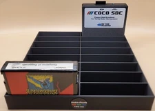 RadioShack Tandy Color Computer Cartridge Holder and Storage Tray - 16 slots