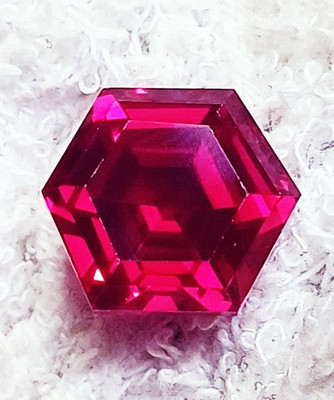 Natural Blood Red Ruby Antique Hexagon Shape 10.00 Ct Loose Gemstone Certified