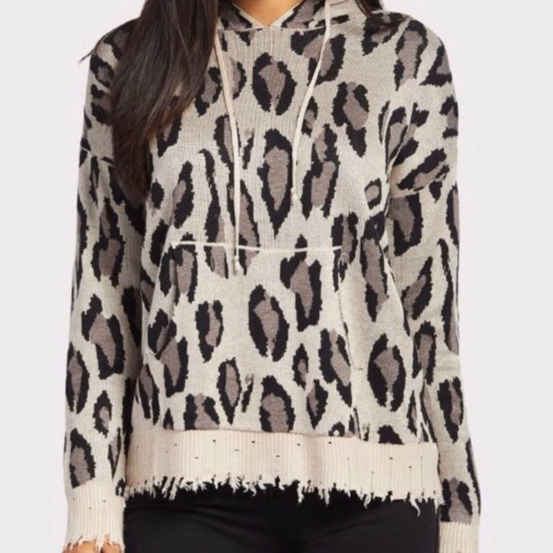 Fate leopard sweater cheap