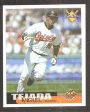 Miguel Tejada 2005 LineUp #56 Poder Latino Venezuelan Stickers Orioles