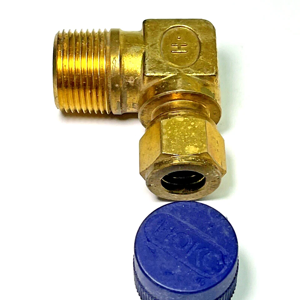 HOKE 8LM12BR COMPRESSION ELBOW 90 GYROLOK FEMALE 1/2 X 3/4 MALE NPT BRASS HR - Image 2 of 2