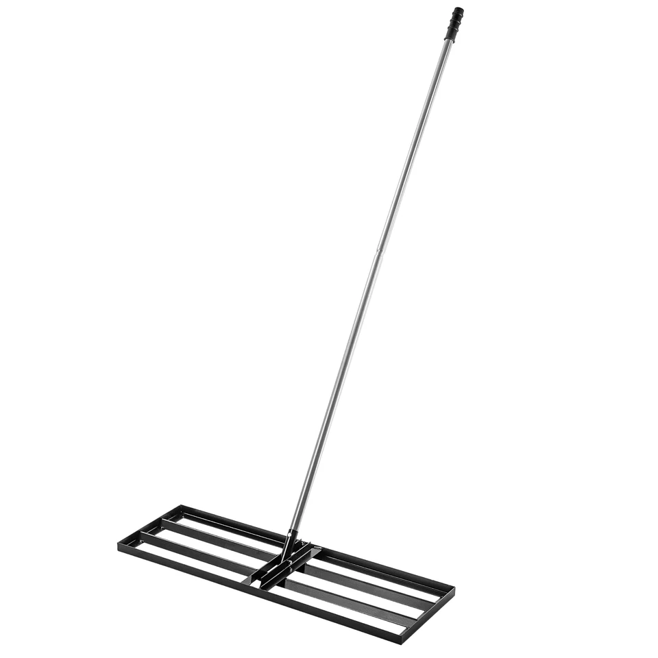 KADAX Rasenrakel mit Stiel 175cm, Nivellierrechen 90x30cm für Rasenpflege, Rakel - Bild 3 von 4