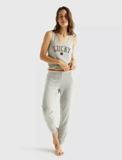 LUCKY BRAND SLEEPWEAR SET HEATHER GREY SIZE S NWT