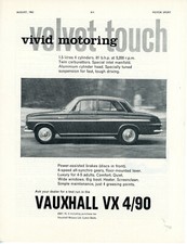 Vivid Motoring Velvet Touch Vauxhall VX490 4 grease points General Motors 1962
