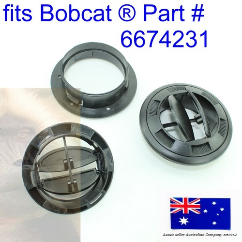 for 2x Bobcat Cabin AC AIRCON HEATER VENT COVER Louver Cap 6674231 S220 S250 323 - Bild 5 von 11