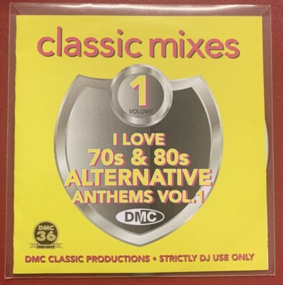 DMC Classic Mixes - 70s & 80s Alternative Anthems Vol 1 (CLASS66) - CD For DJs