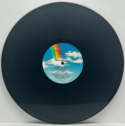 Wishbone Ash Number The Brave 12" Black vinyl U S A Pinckneyville pressing VG+ - Picture 4 of 4