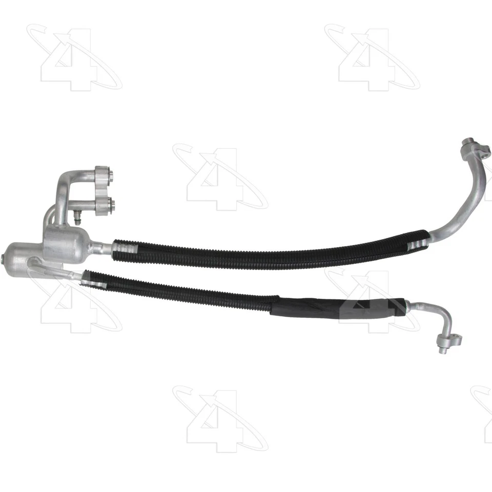 Conjunto de manguera de descarga/succión de refrigerante de aire acondicionado 4 estaciones para Buick LeSabre 2000-05 Foto 4 de 4