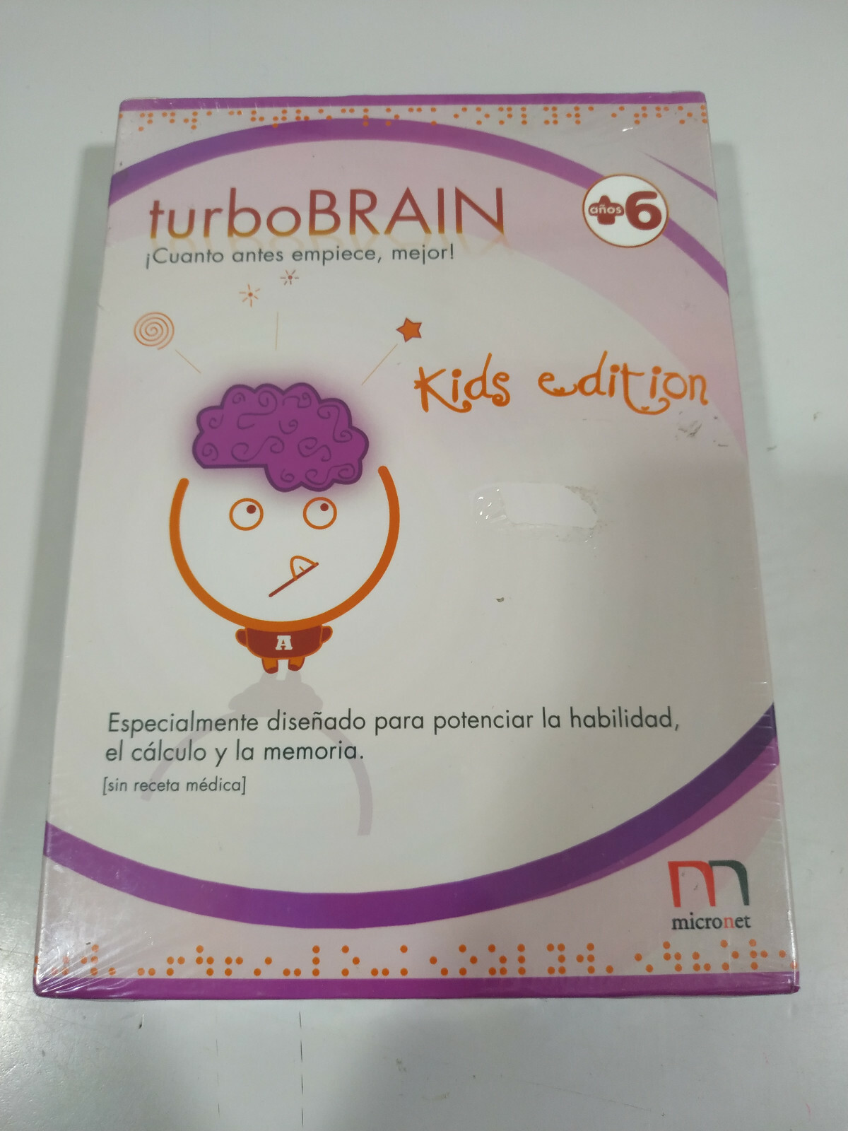 Turbo Brain Kids Edition Micronet - Juego Para PC CD-Rom España Nuevo 3T