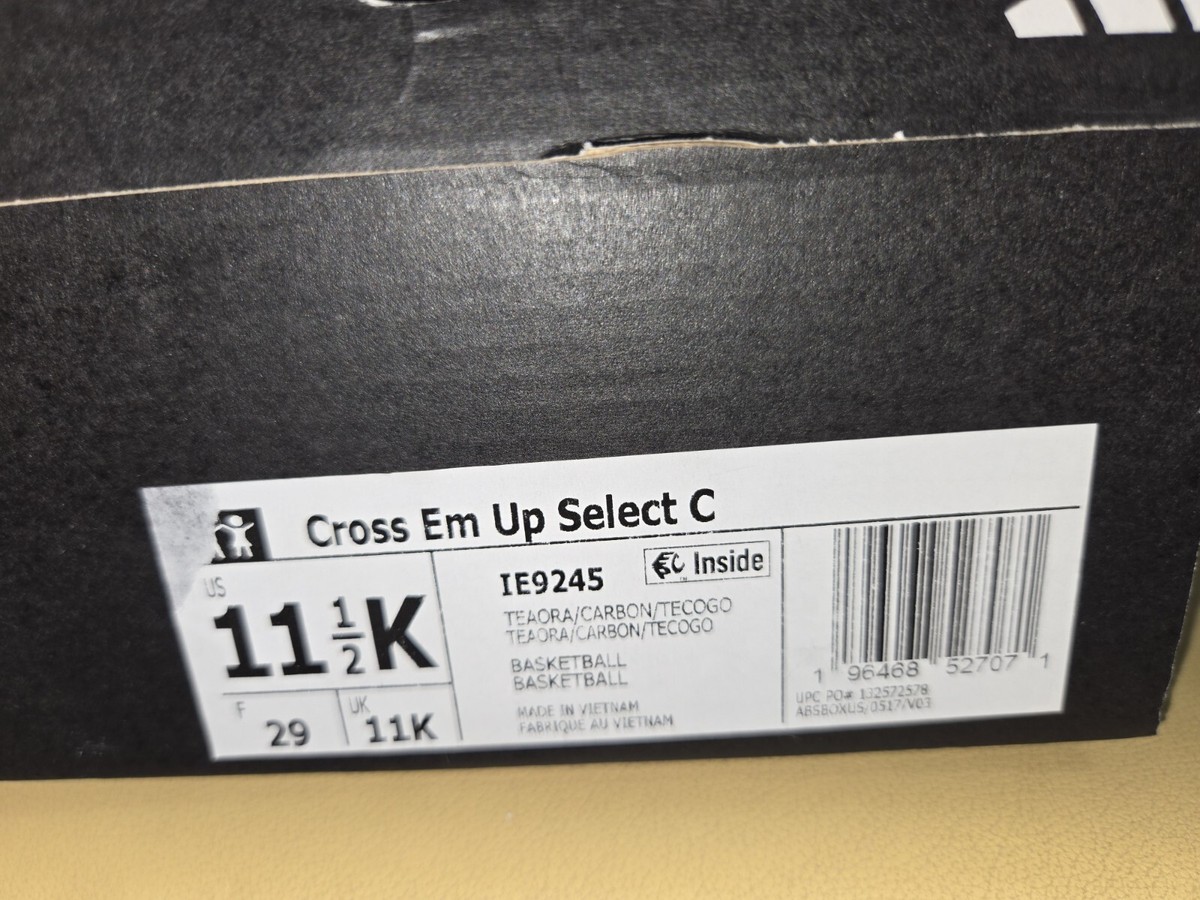 Adidas CROSS'EM UP Select Shoes Kids Children's Sports Basketball