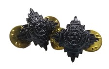 Rank Stars Pips British Army Black Officer Insignia Tria Juncta In Uno 5/8"