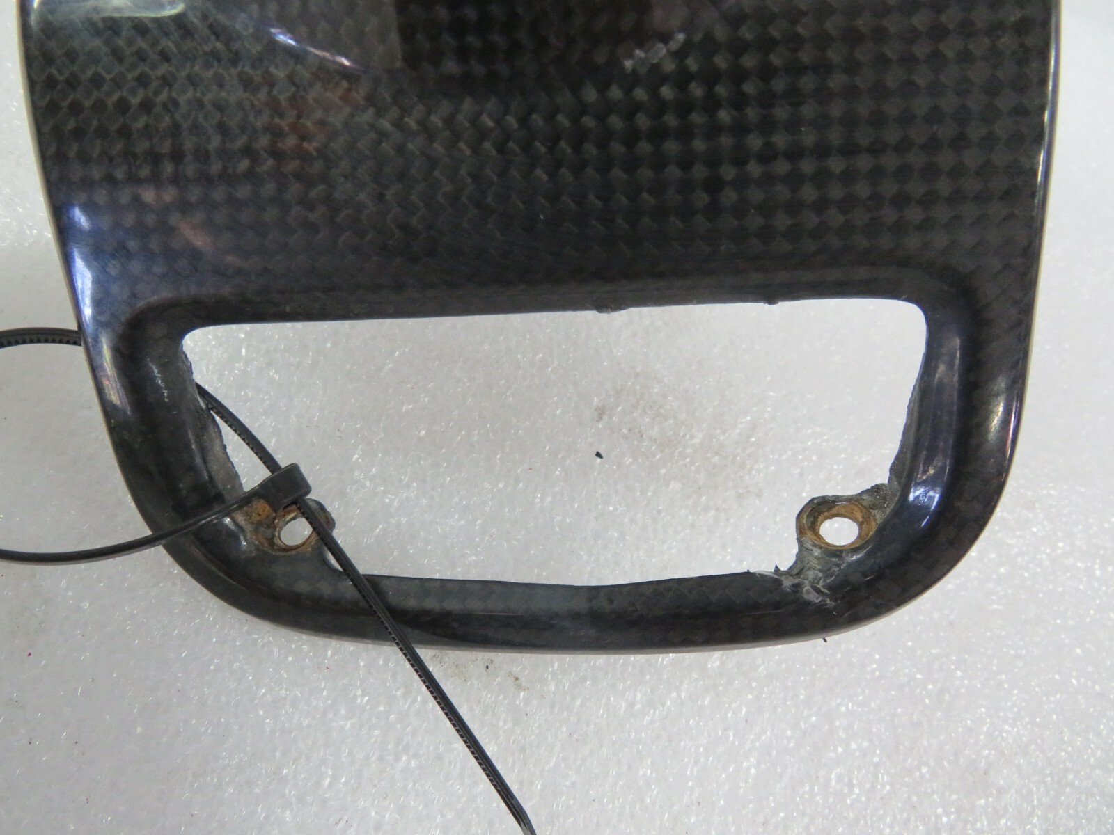 Ferrari F430 Scuderia, Carbon Fiber LH, Left Dash Vent Bezel, P/N 68648200