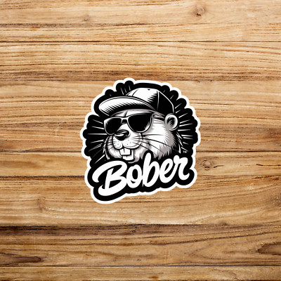 Cool Bober Beaver Attitude Shades Animal Lover Sticker Decal #1770