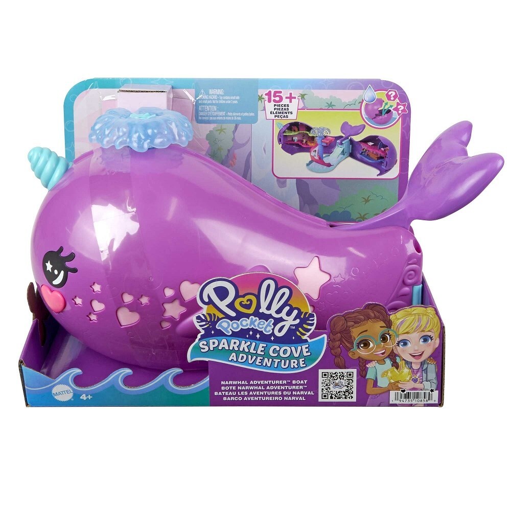 194735108589 НАБОР ДЛЯ ПОДВОДНОЙ ЛОДКИ POLLY POCKET НАРВАЛ HKV71 MATTEL 17390₽