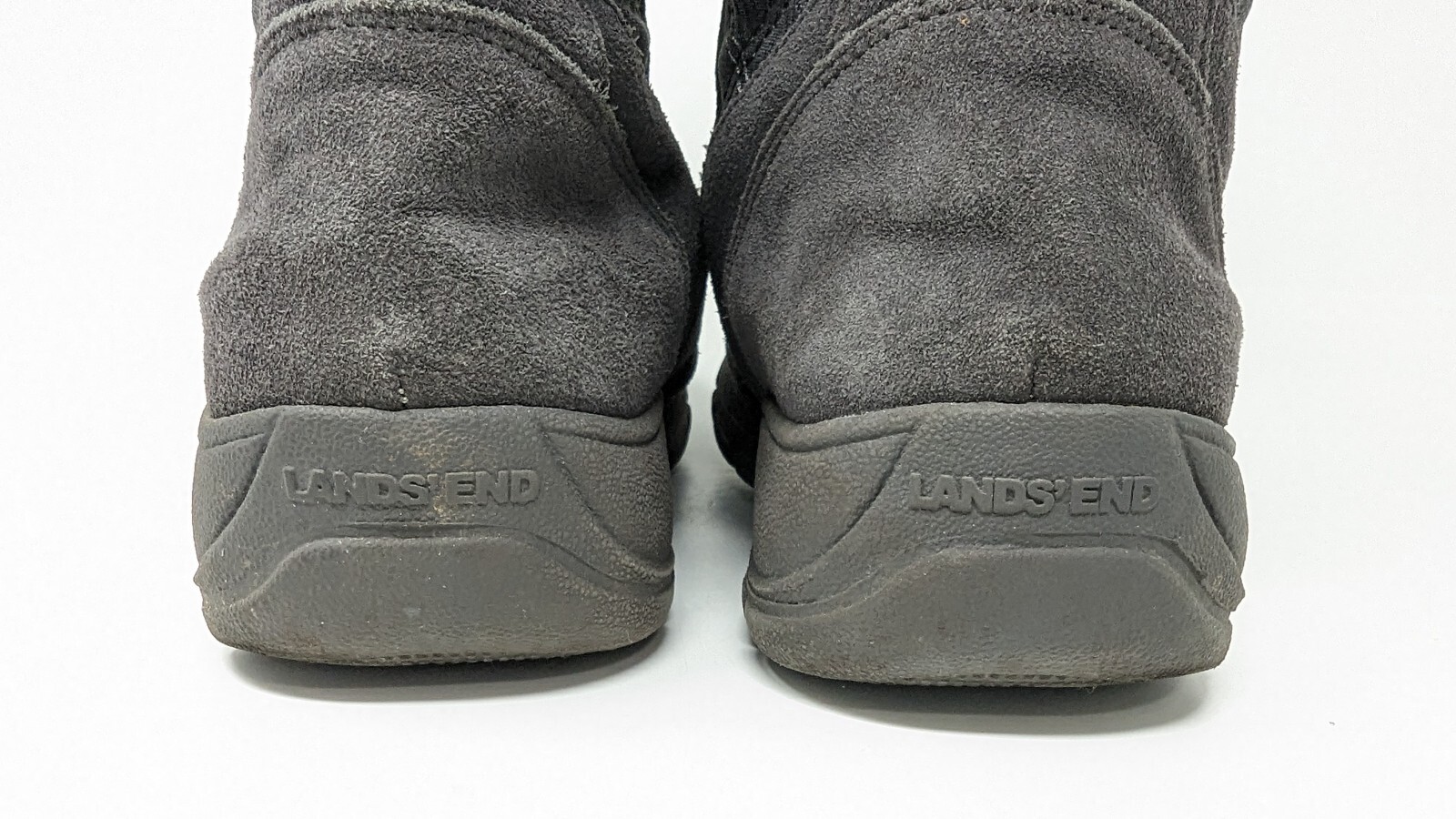 Lands' End All Weather Winter Quilted Side Zip Boots … Gem