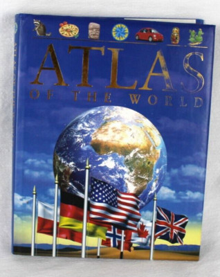 Atlas of the World - by Keith Lye, Paragon Publishing Hardcover Illustrated VG