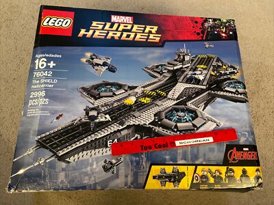 LEGO 76042 Marvel Super Heroes The SHIELD Helicarrier New RETIRED Set  2996pcs