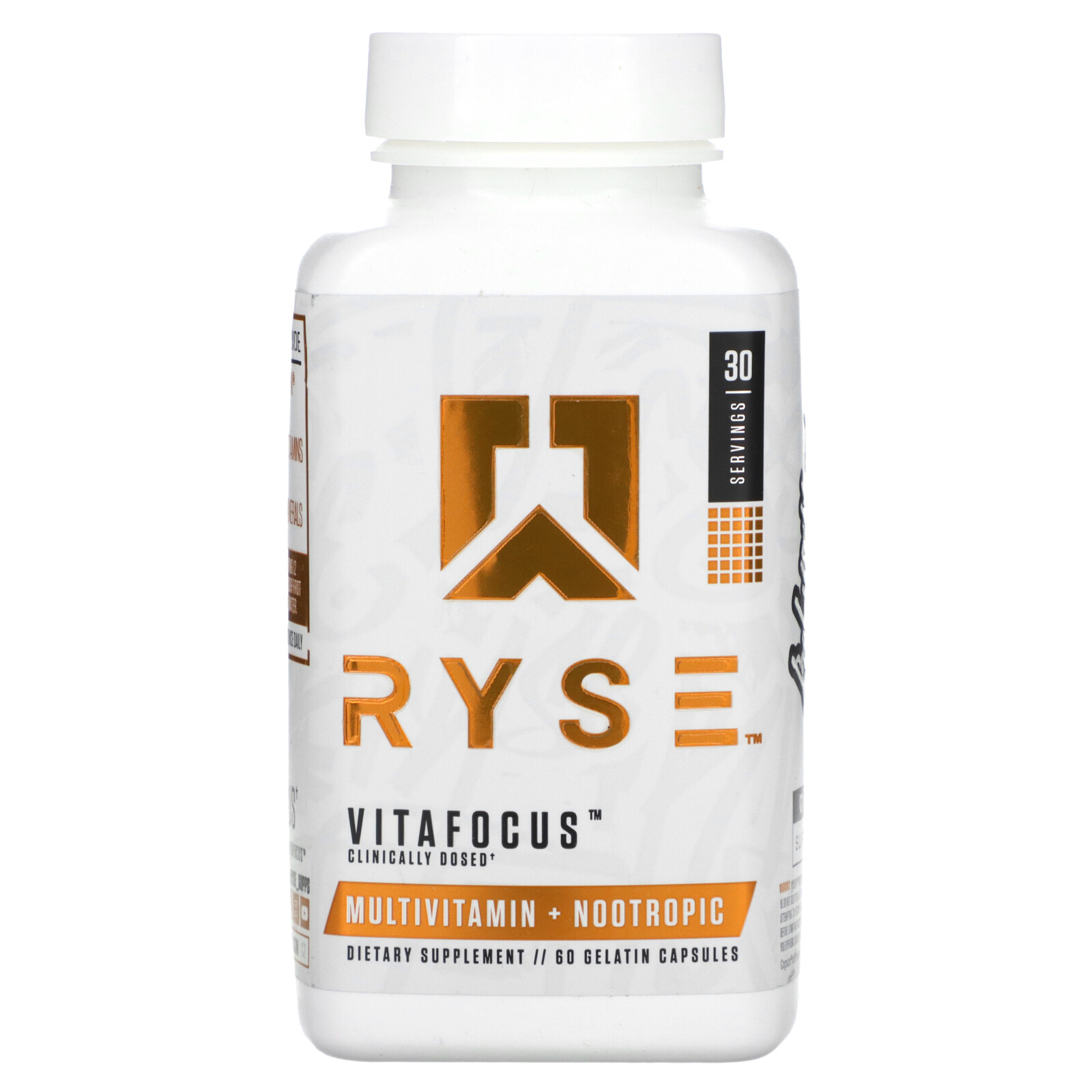 Vitafocus, Мультивитамины + ноотроп, 60 желатиновых капсул