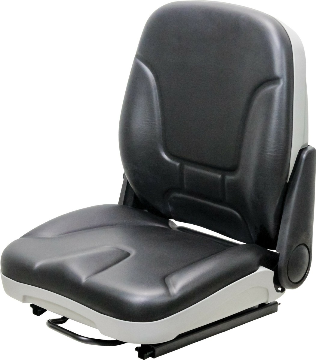 Black & Gray VInyl Seat with 11 3/4