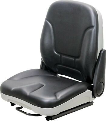 Black & Gray VInyl Seat with 11 3/4