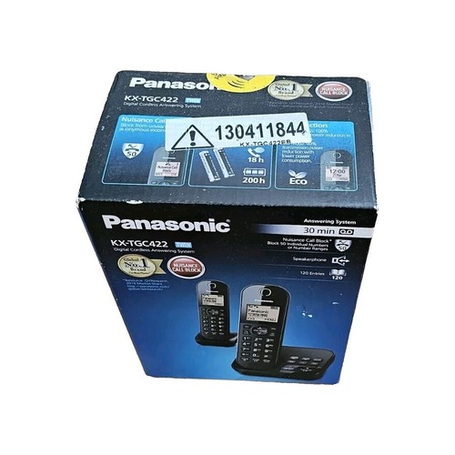 Panasonic KX-TGC422 Telefon bezprzewodowy z automatyczną sekretarką - Twin (fabrycznie nowy) - Zdjęcie 7 z 8