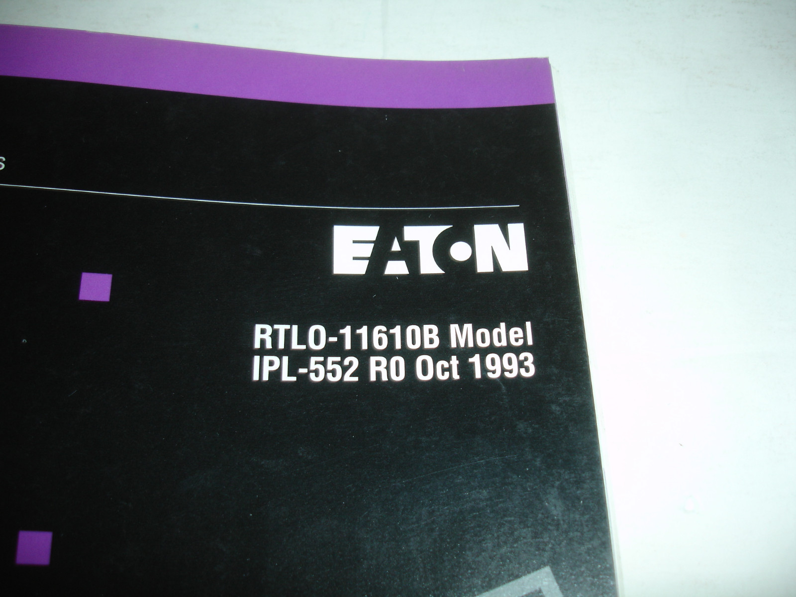 Eaton Fuller 10 Speed Transmission 11610B RTLO11610B Series PARTS LIST Catalog eBay