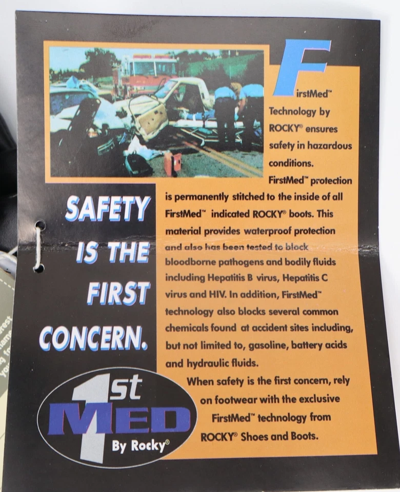 Botas impermeables de servicio público Rocky® 1st Med con puntera de fibra de carbono para hombre 13W Foto 2 de 4