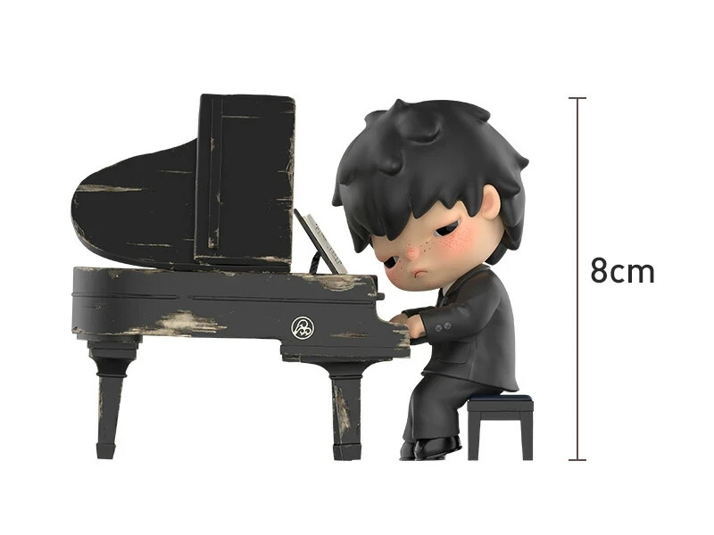 【未開封】Popmart Hirono The Pianist 2個 POPMART Hirono THE PIANIST Limited Edition Figure Designer