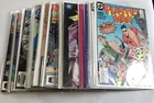 Vintage-Modern 80s-00s DC Comic Book Lot: Justice League, Plastic Man & HHGTTG