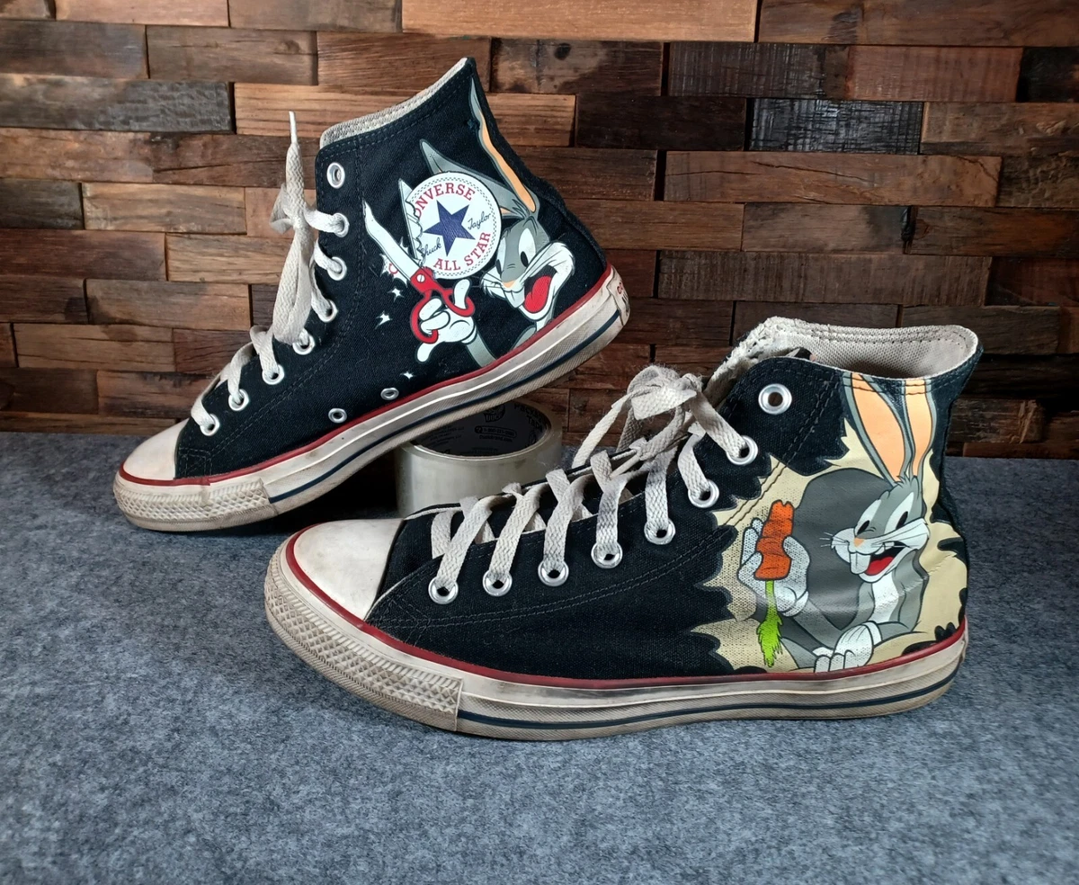 Amoroso aluminio Automáticamente Converse Looney Tunes x Chuck Taylor All Star High Tops Bugs Bunny  Women&#039;s 10 | eBay