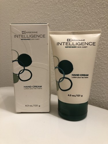 NIB Arbonne Intelligence Not So Basic Hand Cream 4.3 oz w/pump New Old Stock - Picture 3 of 7