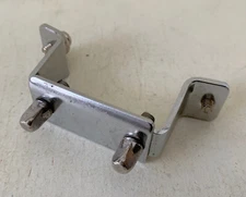 GIBRALTAR Generic Snare Drum BUTT PLATE Part 90s 00s Vtg 2 3/8-inch Holes Chrome