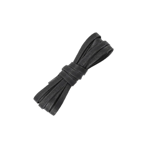 Plus Basics Black Waxed Flat Laces