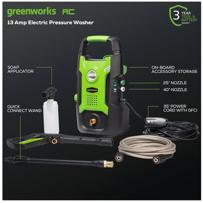 #ad Greenworks 1600 PSI Washer for Decks amp; Driveways $223.94