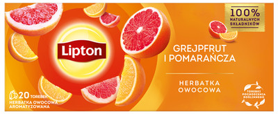 8720608011766 Lipton Fruit Grejpfrut i Pomarańcza 20TB LIPTON TEAS AND INFUSIONS