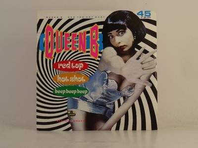 QUEEN B RED TOP HOT SHOT (78) 2 Track 7'' Single including Picture Sleeve LONDON