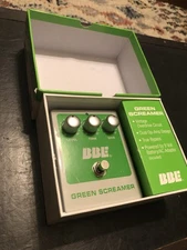 Original 2006 BBE Green Screamer Guitar Overdrive Pedal with Original Box