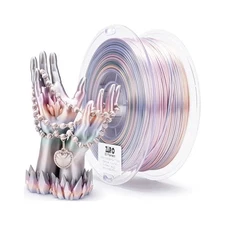 Non,Warping Shiny PLA, Fast Gradient Color Change 3D Printer Filament, 1KG