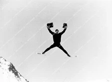 crp-64485 1958 Toni Sailer and cast German foreign film Der Schwarze Blitz aka S