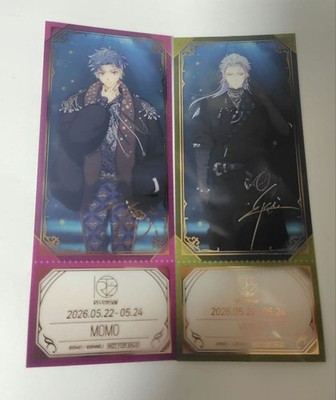 IDOLiSH7 Yuki Momo Re:Vale Expo Set Ticket Clear Card Collectible Japan Anime/K