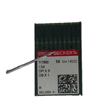 10- Groz-Beckert 134/DPX5/DBX1 140/22 Industrial Sewing Machine Needles 717562