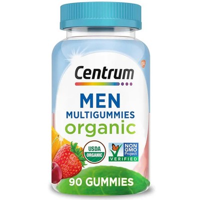 Centrum Men Organic Multivitamin 90 Gummies New