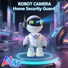 5G/2.4Ghz WiFi Robot Camera 3MP Pet/Baby Camera with Phone App Motion Detection